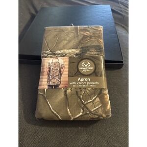 Real tree Men's Camo Apron With Two Front Pockets